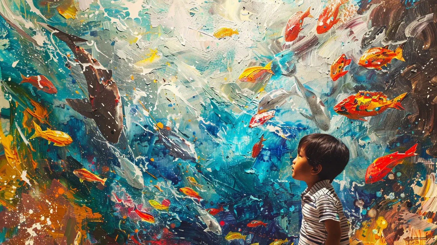 From Scribbles to Masterpieces: Supporting Artistic Growth in Kids