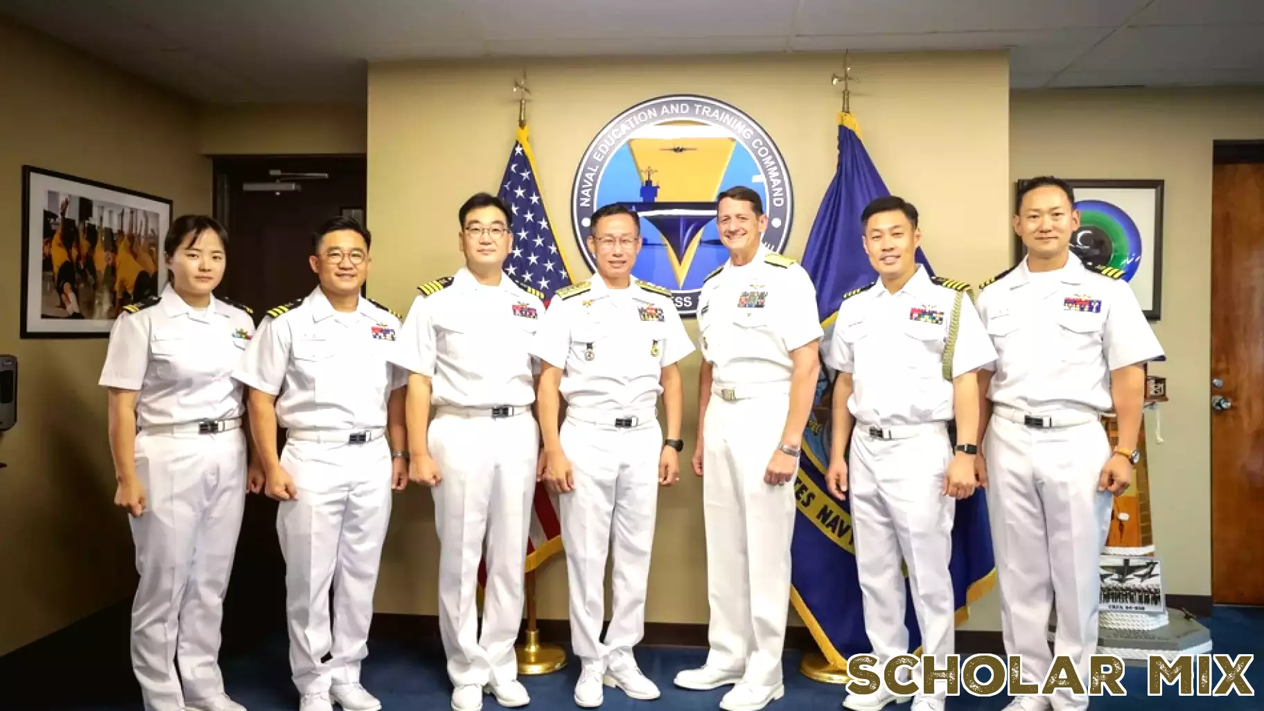 Commander of Republic of Korea Naval Education and Training Command Visits NETC Headquarters