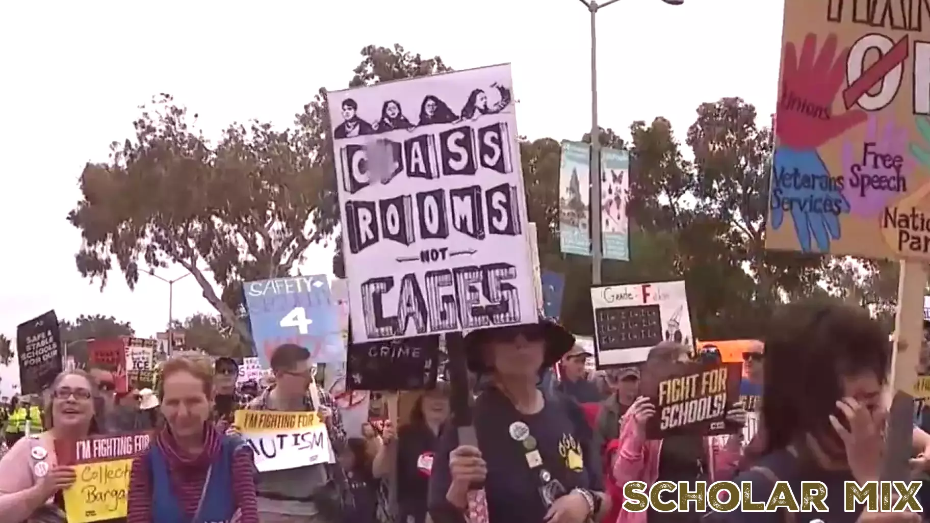 Massive Rally in San Diego Against Proposed Federal Education Funding Cuts